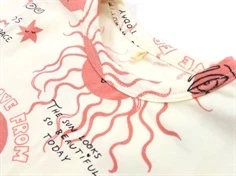 Mini Rodini t-shirt pink moon and sun